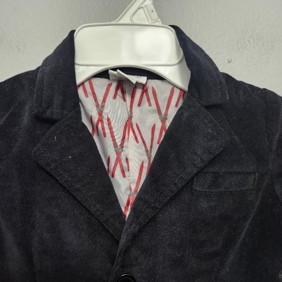 Little maven boy's corduroy jacket blazer size 3 years black - Picture 2 of 8